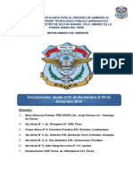 Bases Del Concurso de Admision Esofa 2019 Dic