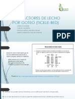 Bioreactores de Lecho Por Goteo (Tickle-Bed)