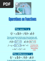 Operations On Functions