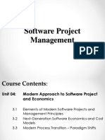 Unit 04 Modern Approach To Software Project and Economics