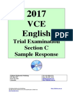 VCE English: Trial Examination Section C Sample Response