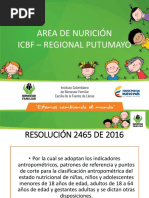 Are de Nutricio - Regional Putumayo Icbf