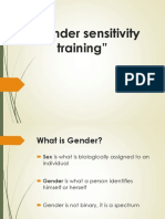 Gender Sensitivity Training