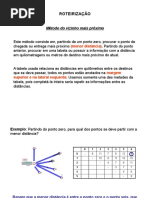 Roteirizacao Vizinho Mais Proximo e Insercao