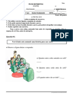 Prova - PB .Matematica.1ano - Manha .2bim