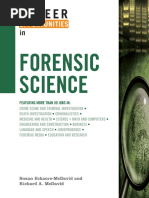 Career Opportunities in Forensic Science PDF