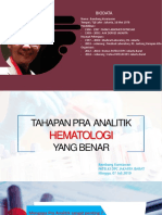 Pra Analitik Hematologi