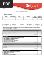 Evaluación de Desempeño Plantilla Modelo