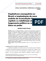 Capitalismo Monopolista No Brasil - Natalia Cabau Seves