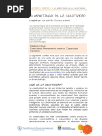 Cartilla 1 La Importancia de La Creatividad PDF