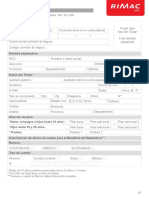 Ficha Afiliacion Eps Rimac 2018-2019