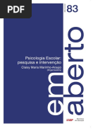 Psicologia Escolar Pesquisa e Intervenção PDF