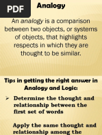 Tips in Analogy