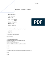 Exam 3 Answer Key Chem