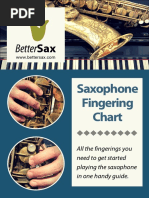 Saxophone Fingering Chart Better Sax PDF