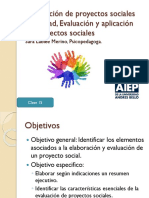 Elaboración de Proyectos Sociales III Unidad, Evaluación y Aplicación de Proyectos Sociales