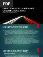 Public Transport Terminal With Commercial Complex: Zone 03, San Mariano Isabela