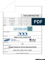 UHP-SCT-C00-UYX-F-3001 - Design Criteria For Civil Structural Works - Rev.2 PDF