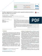 Cochlear Implantation in Children With Cong 2016 European Annals of Otorhino