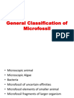 General Classification of Microfossils