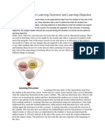 Difference Between Learning Outcome and Learning Objective