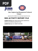 Nss Activity Report File: Jims Engineering Management Technical Campus