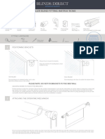 Roller Blind Fitting Instructions