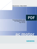 Operating Instructions Edition 03/2008: Three-Phase Induction Motor Ac Compact Drives Type 1PH722