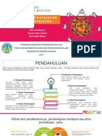 Pendekatan Dan Metode Pembelajaran Biologi