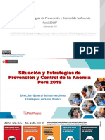 Situación y Estrategias de Prevención y Control de La Anemia Perú 2019