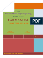 Lab Manual Lab Manual Lab Manual Lab Manual: Jawaharlal Nehru Engineering College