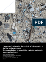 Laboratory Methods For The Analysis of Microplastics in The MArine Environment PDF