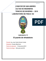 Informe de Puente de Wheattson PDF