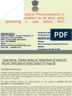 PPT-Judicial Pronouncement IBC CASE LAWS