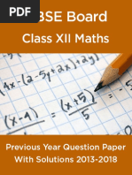 CBSE XII Mathematics PDF