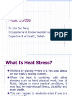 Heat Stress: Dr. Lim Jac Fang Occupational & Environmental Health Department of Health, Sabah