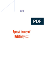 Special Theory of Reletivity