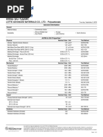 Infino SC-1220R: Lotte Advanced Materials Co., Ltd. - Polycarbonate