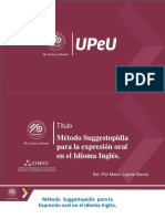 Trabajo :método Sugestopedia para Aprender Inglés.