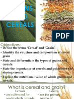 Cereals and Grains