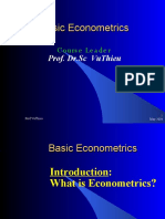 Basic Econometrics Notes