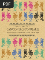 Libro Pedagogico Cancioneros Populares