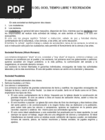 RESUMEN LECTURA Ocio, Recr T.libre