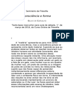 Consciência e Forma - Olavo de Carvalho PDF