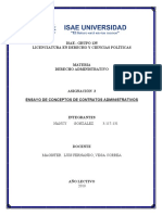 Ensayo de Conceptos de Contrato Administrtivos