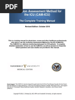 Confusion Assessment Method For The ICU (CAM-ICU) : The Complete Training Manual