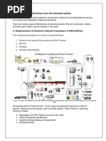 1.who Are The Benificiaries From The Intended System: The Manufacture Procedures of Cement Is Described Below