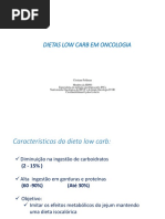 DIETAS Low Carb EM ONCOLOGIA SBNO PDF