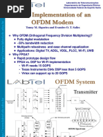 FPGA Implementation of An OFDM Modem