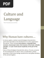 Culture and Language: Prof. Premakumara de Silva